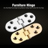 80 * 30mm Backflap Hinge Zinc Alloy Mini Hinges Round