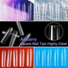 Allstarry Square Nail Tips, 288pcs Extra Long Nails 2XL Full