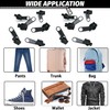 Pack of 12 Replacement Zip Sliders - Removable Zip Pull