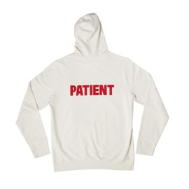 OH NORMAN! Patient Human Hoodie by Kaley Cuoco, Premium Quality and Comfort, Pullover Long Sleeve, Winter Fall Clothes, Cream, Size XL