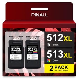PINALL CL 513 PG 512 Compatible with Canon CL-513 PG-512 for Canon Pixma MP280 MP410 iP2700 MP250 MP270 MP230 MX350 MP490 MX420 MX360 MX340 MP240 MX350 MP490 MX420 MX360 MX340 MP220 MX42020 Ink