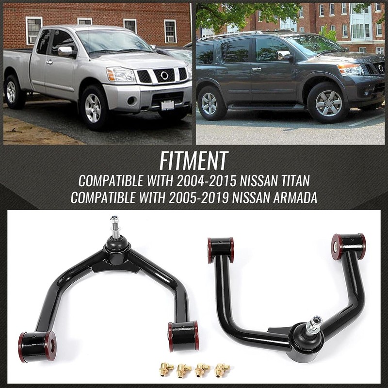 Kojem 2-4" Lift Front Upper Control Arm Kit Compatible with