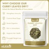 AEJESOP Curry Leaves dried, Curry Leaf from India, 1.76oz(50 g)