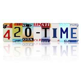 Vintage Road Tin Sign Retro Metal Rodeo 420 - Time Signs for Cool Stuff Stylish Wall Art Decor Gift for Home Bathroom Kitchen Fence and Gothic Wall Decor in Every Room 16x4 in