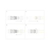 HYDROBIL MDPE Fitting for Water Pipes, T-Piece 25 mm x