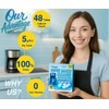 48Tabs–Coffee Maker Cleaner and Descaler & Coffee Pot Cleaner. Powerful