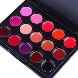 Fulaitong Labial Largo Duración 15 Colores Negro Marrón