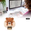 Cartoon USB Flash Drive Brown Bear Cartoon USB2.0 Support Hot