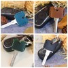 Kaaipee Antique Leather Key Caps Genuine Leather Key Covers 2-Piece
