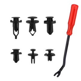 LivTee 120pcs Retainer Clips Push Type Fasteners 6.3mm 8mm 9mm 10mm Expansion Screws Replacement Kit Bumper Push Rivet Clips with Remover Tool fit for GMC Ford Toyota Honda Chrysler Acura