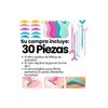 Almohadillas Enchinar Y Cepillos Lifting Pestaña Set 30pz F