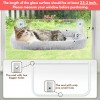 AMOSIJOY Cordless Cat Window Perch, Cat Hammock for Wall with