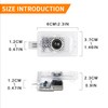2 Pcs Never Fade Door Light Logo, Projection Ghost Shadow