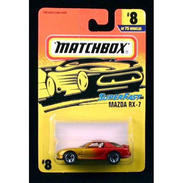 Matchbox Mazda RX-7 Superfast Series 1997 Basic Die-Cast Vehicle (#8 of 75)