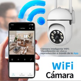 Jooan Cámara De Seguridad Exterior 360° Visión Nocturna Ai