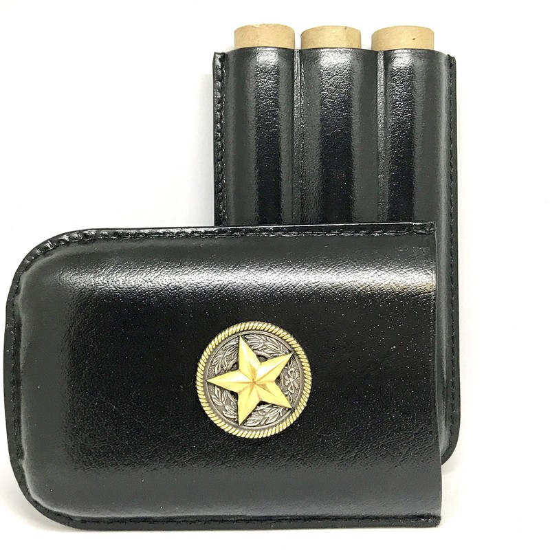 Cigar Cutters by Jim Fleur de Lis 3-Finger Cigar Case