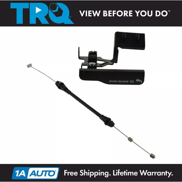 TRQ Emergency Parking Brake Pull Handle Release Lever & Cable