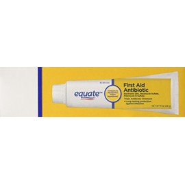 Equate Triple Antibiotic First Aid Ointment, 1 Ounce (Pack of 2) (Compare to Neosporin Active Ingredients) Twin Pack
