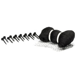 Aquascape Protective Pond Netting with Stakes, 14 Feet x 20 Feet, Reusable, Durable, Black | 98001