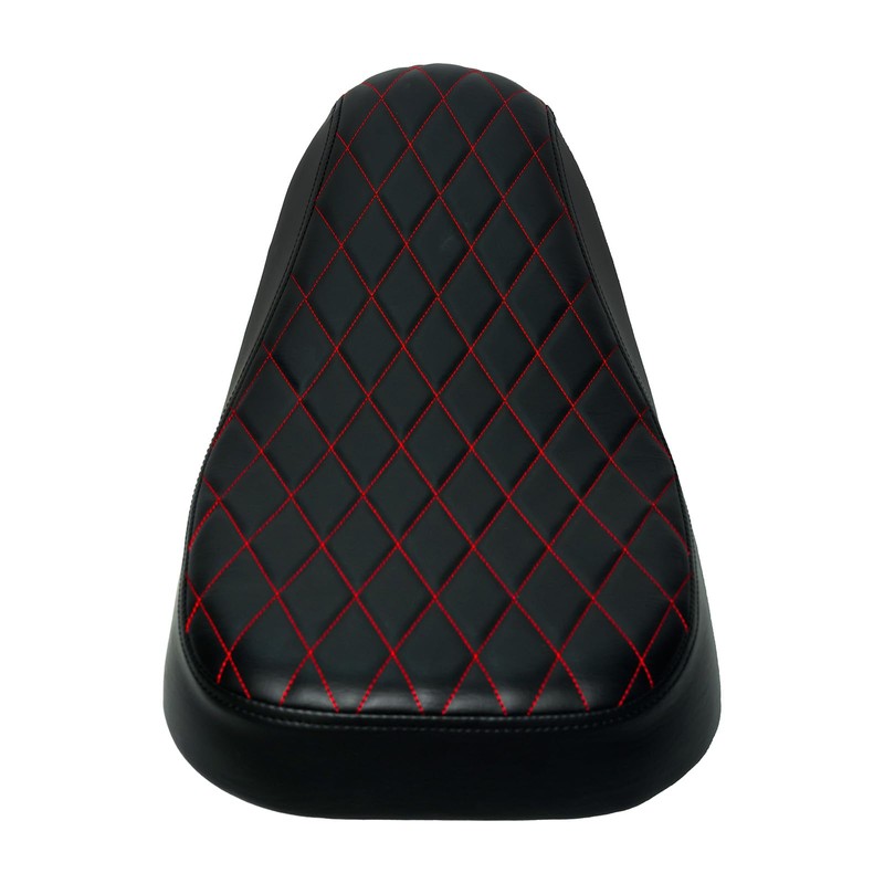 JMCHstore Red Diamond Stitch Retro Mini bike Seat for Coleman