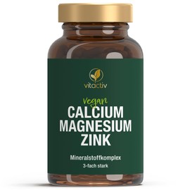 Calcium & Magnesium & Zinc – Highly Dosed Mineral Complex – 3 Essential Minerals in a (100 Tablets)