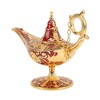 Magic Genie Lamp Red Zinc Alloy Antioxidant Fadeless Relief Pattern