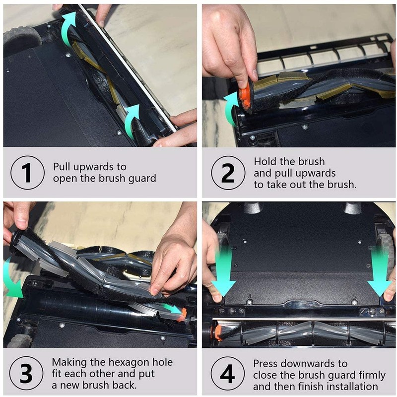 Replacement Main Brushes Compatible with Neato BotVac Connected and Neato