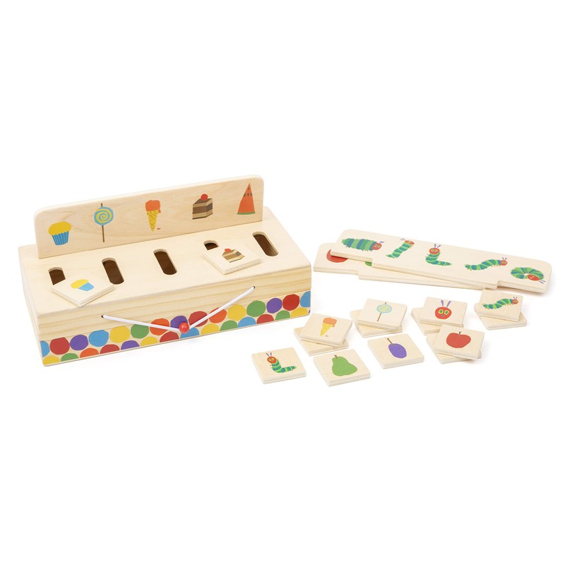 Small Foot The Very Hungry Caterpillar Picture Sorting Box, Wooden