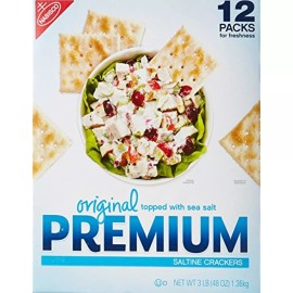 Nabisco Original Premium Saltine Crackers Topped with Sea Salt, 3 Pound