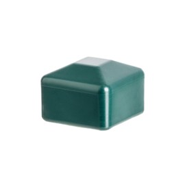 Fence Post Cap 80 x 80 mm 1 Piece Green Post Cap Square Fence Post Caps Fence Cover Plastic Lid Fence Caps 8 x 8 cm EMFA ®