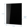 KAITELA Black Acrylic Sheet 8" x 12" Cast Plexiglass Panel
