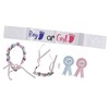 Boy Girl Gender Headband Decoration Sash Maternity Gender Sash Belt