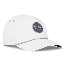 Titleist Men's Standard Boardwalk Rope Golf Hat, Black/White