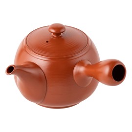 Tokoname Ware tk032 Teapot, Takeharu, Strained, 19.3 fl oz (540 ml), Refreshing Net, Deep Steamed Tea, For Hojicha, Brown Rice Tea, Made in Japan