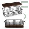 Toilet Paper Basket 1 Pack 14" Toilet Tank Tray Rustic