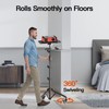 Amada Projector Stand with Wheels, Height Adjustable Rolling Stand with