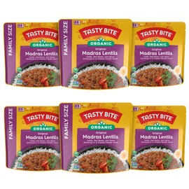 Tasty Bite Family Size Madras Lentil (Pack of 6)