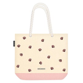 Graphic Workshop Beach Bag | 100% Cotton | In Thought Barefoot on the Beach, beige, Maritime