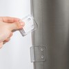 UtySty 4 Pack Shower Curtain Liner Clips Shower Splash Guard