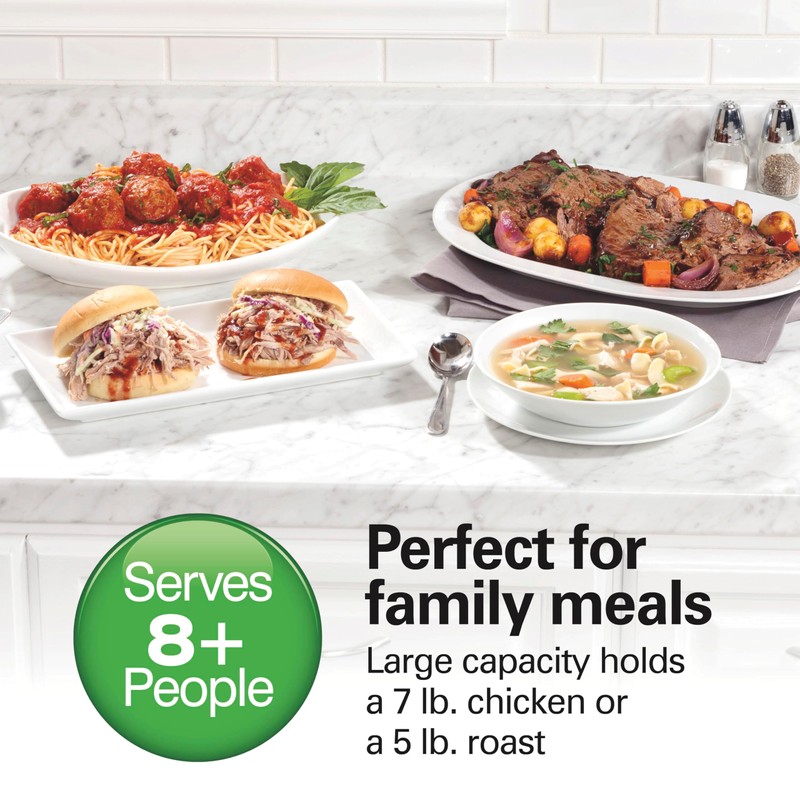 Hamilton Beach Portable 7 Quart Programmable Slow Cooker with Three