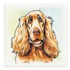 Art of Arora 2953 Cocker Spaniel Ceramic Coaster 10 x