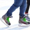 VOSAREA 1 Pair Waxed Ice Skates Shoelaces Green Flat Shoelaces