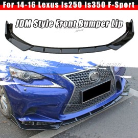 HHENGYISOUL For Lexus IS F-sport 2014-2016 Front Bumper Lip Spoiler Splitter Gloss Black ABS