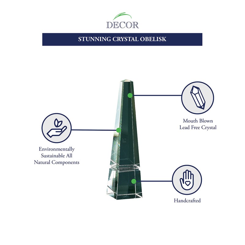 Badash - Stunning Crystal 12" Obelisk