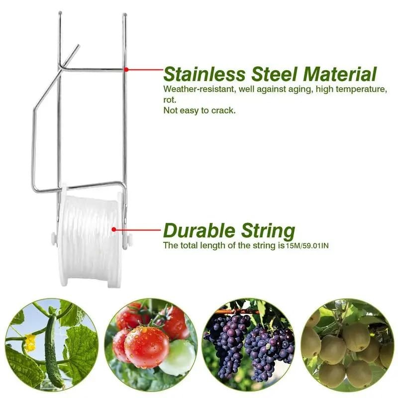 Tomato Holder Hooks 6PCS Tomato Support Hooks Greenhouse Tomato Roller