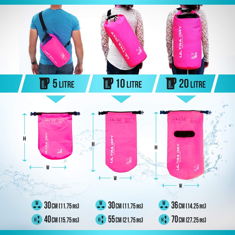 Premium Waterproof Bag, Sack with phone dry bag and long