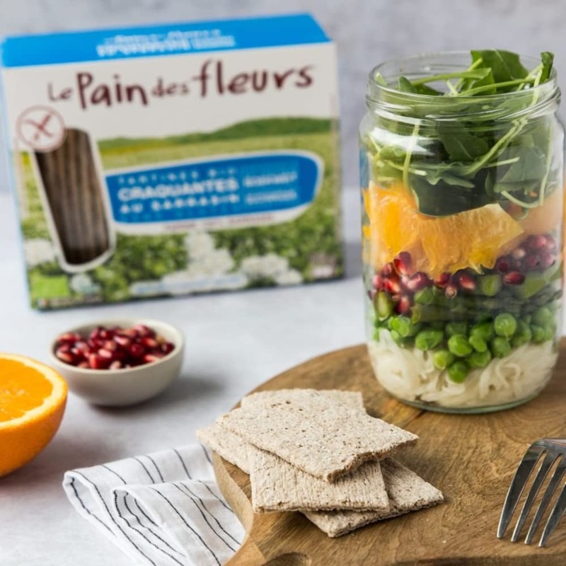 Le Pain Des Fleurs Organic Quinoa Gluten Free Crispbread, 150