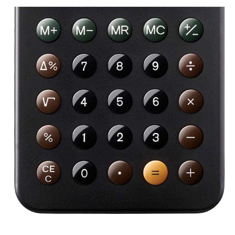BRAUN BNE 001 BK KULT-TASCHENRECHNER, DIETER RAMS, 8 STELLIGES LCD-DISPLAY