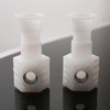 Nudiuhis 2 x Mounting Kits for Wall-Hanging Toilets, Mounting Screws,