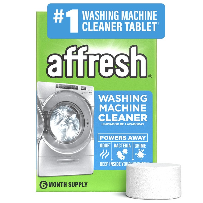 Affresh Washing Machine Cleaner, Helps Power Away Odor Causing Bacteria